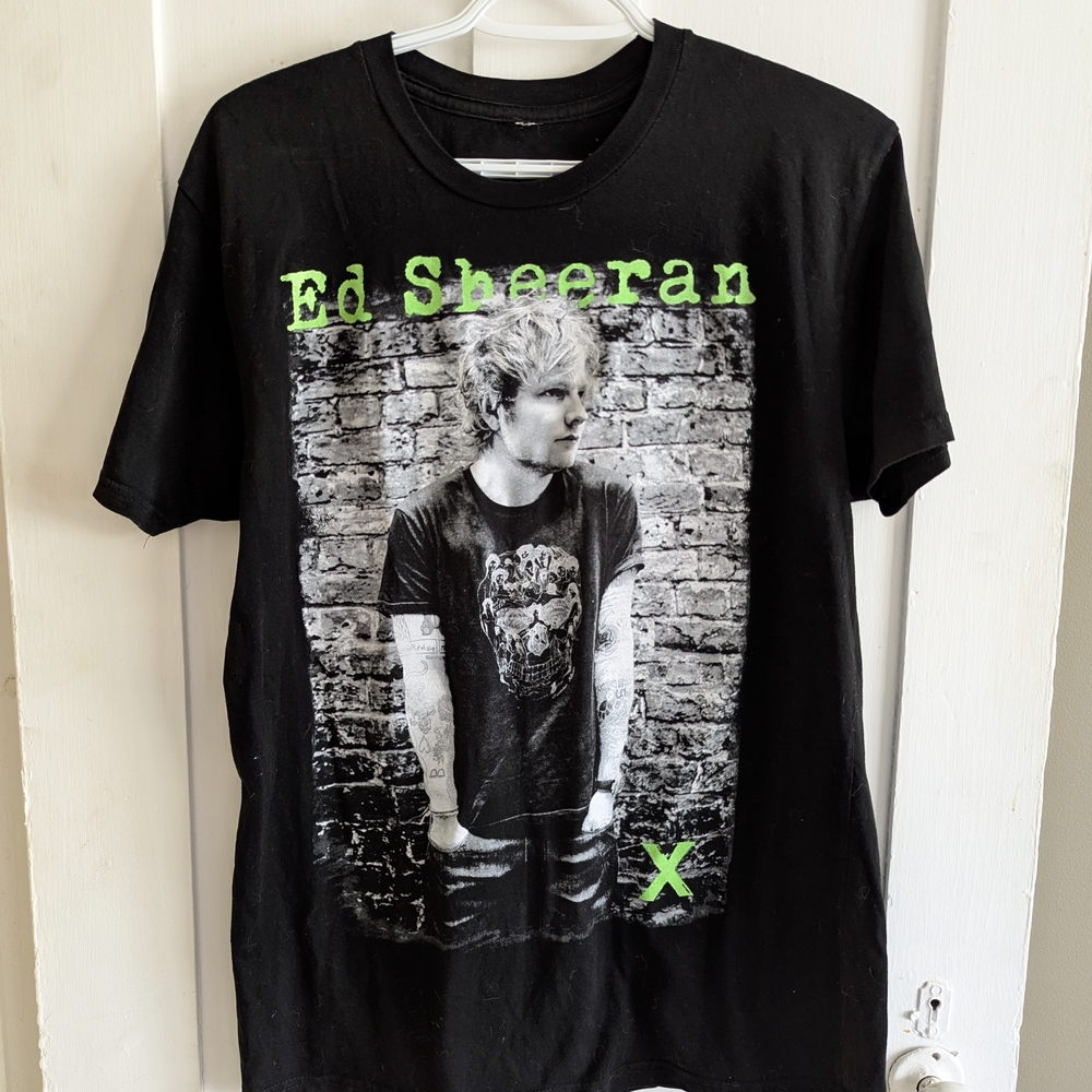 Ed Sheeran Black Graphic T-Shirt